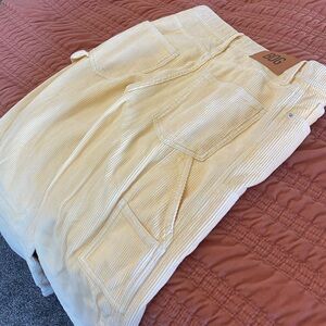 Men’s corduroy yellow pants